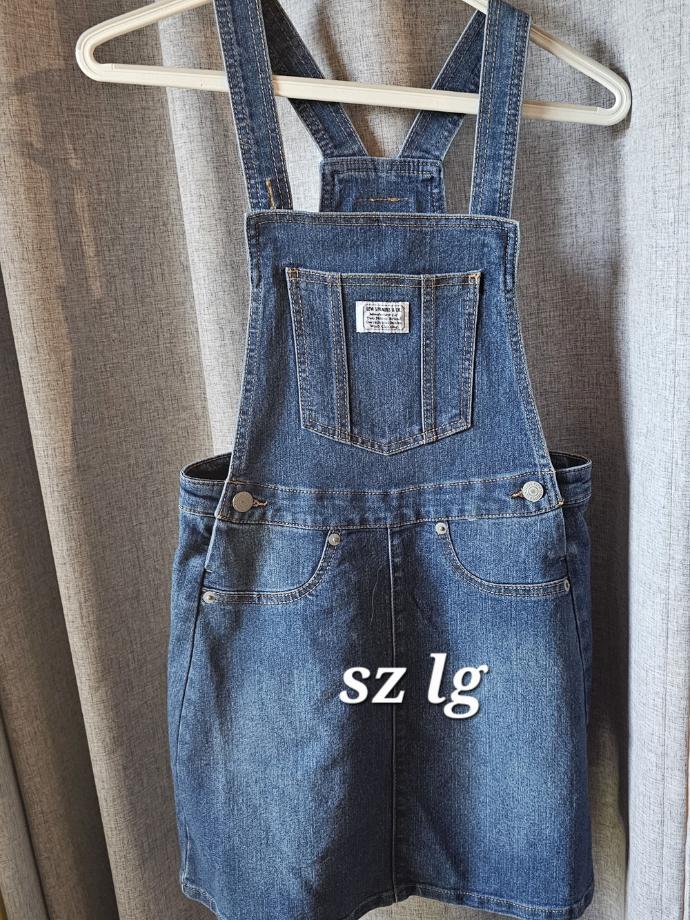 Levi's Blue Denim Kids Overall Dress